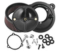 S&S Air Cleaner Kit, TBW, Stealth, 58mm Throttle Body, Harley Big Twin 2008+