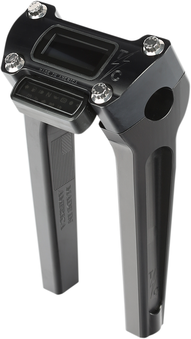Thrashin Supply Co. Straight Handlebar Risers - Black