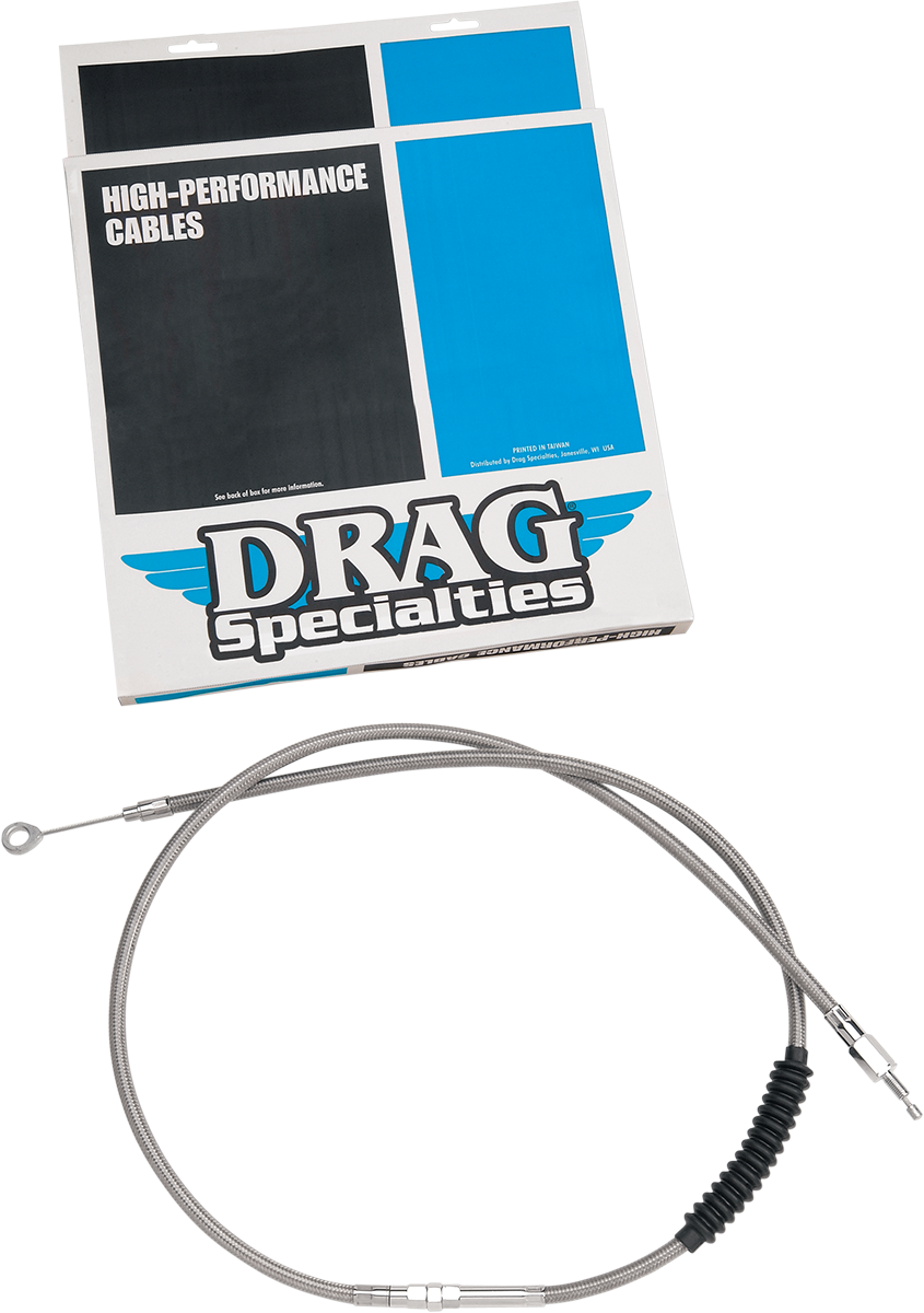 Drag Braided Clutch Cable 64 7/16" Dyna/Softail 2000-2006 Harley #38666-00