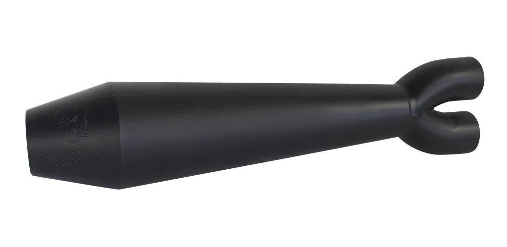 Two Brothers 005-5600199-B 2into1 Exhaust Megaphone Black 25+ Softail Low RiderS