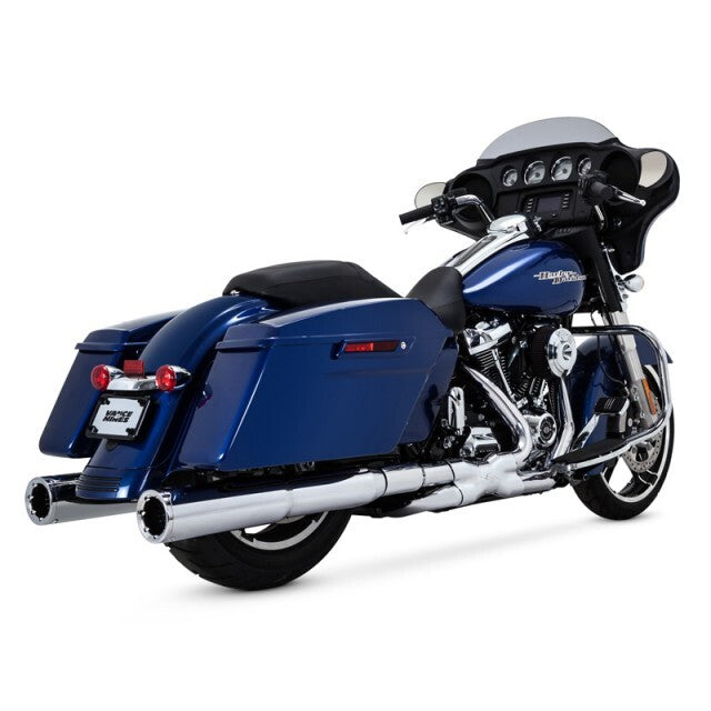 Vance & Hines 16371 Power Duals Header Pipe Chrome 2017+ Harley