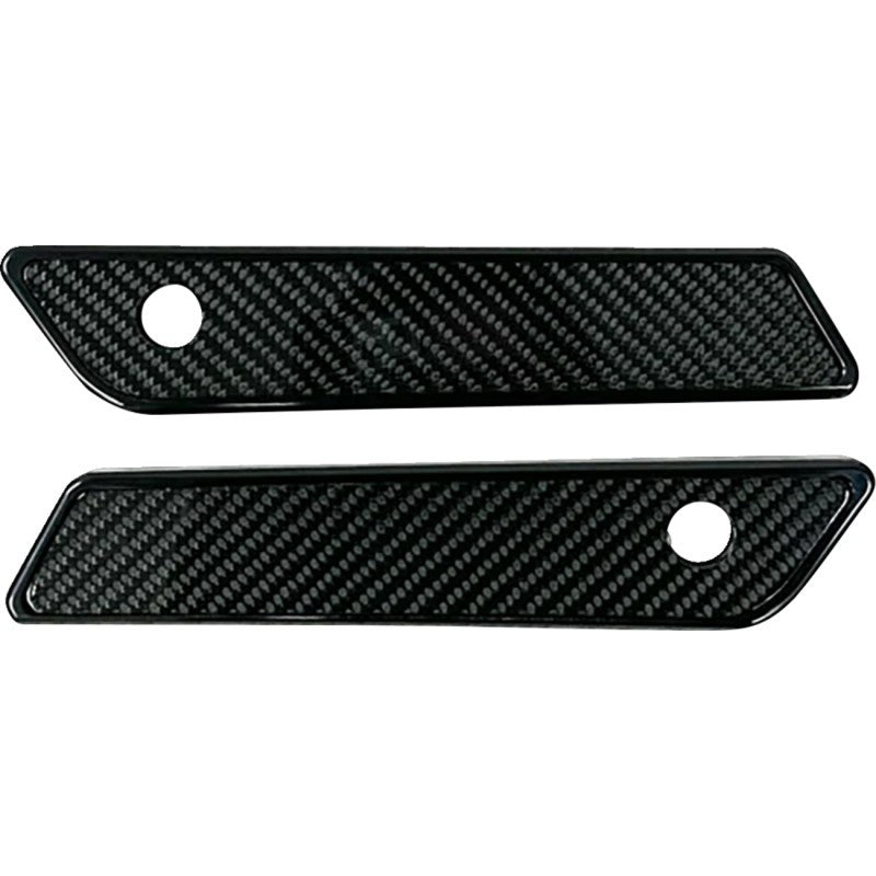 Pro-One Saddlebag Latch Ball-Milled Covers - 104725B