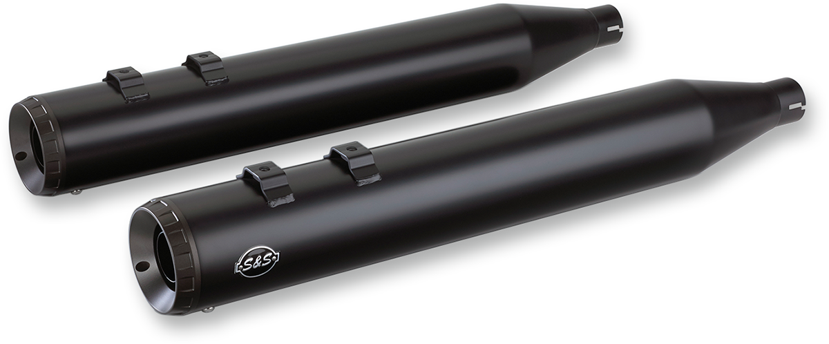 S&S Cycle 4" Grand National Slip-On Mufflers 550-0694