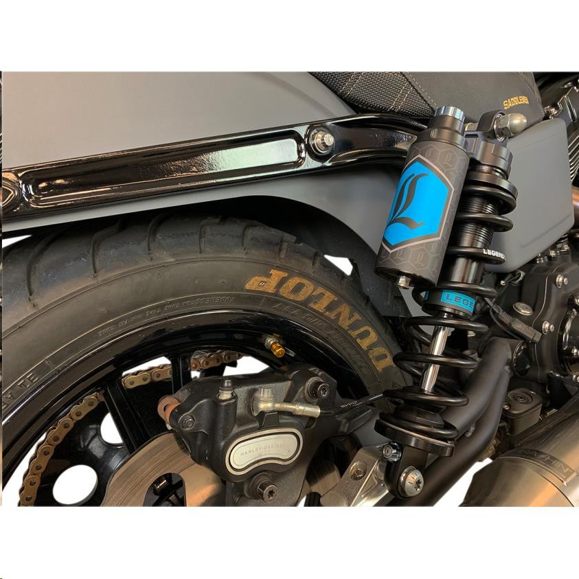 Legend REVO ARC Piggyback Shocks - STD. - Black - 13" - Harley Dyna FXD 1999-17
