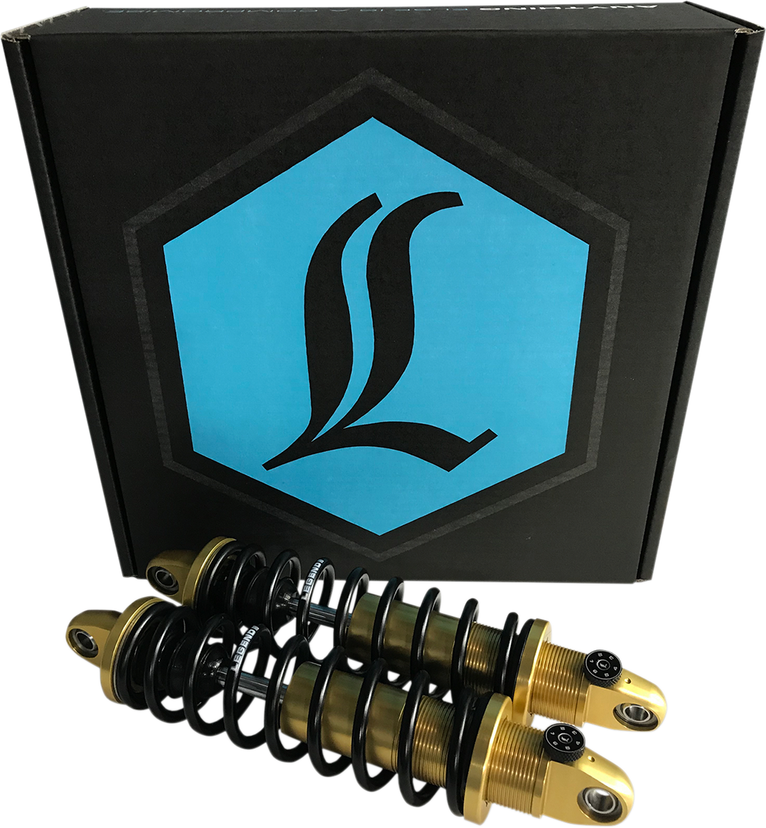 Legend REVO-A Adjustable Shocks - Gold - STD. - 13" - Harley Sportster 2004-2020