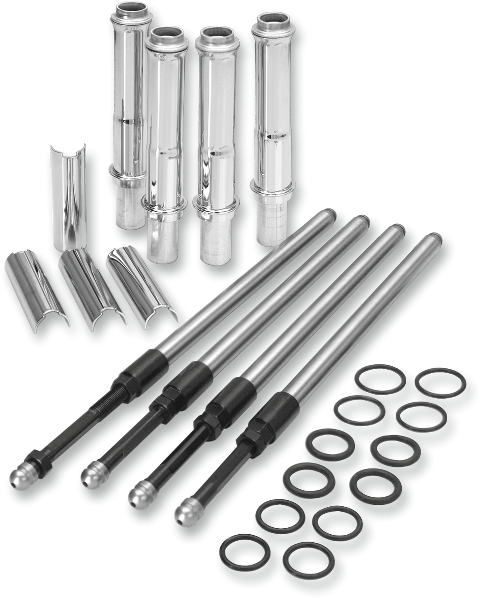 S&S 1999+ BT Stock Engine Height w/4.937" Length Cylinder Adjustable Pushrod Set