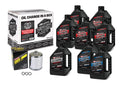 Maxima Synthetic 20W50 3 Hole Oil Change Kit Chrome Filter Harley M8 2017-2024