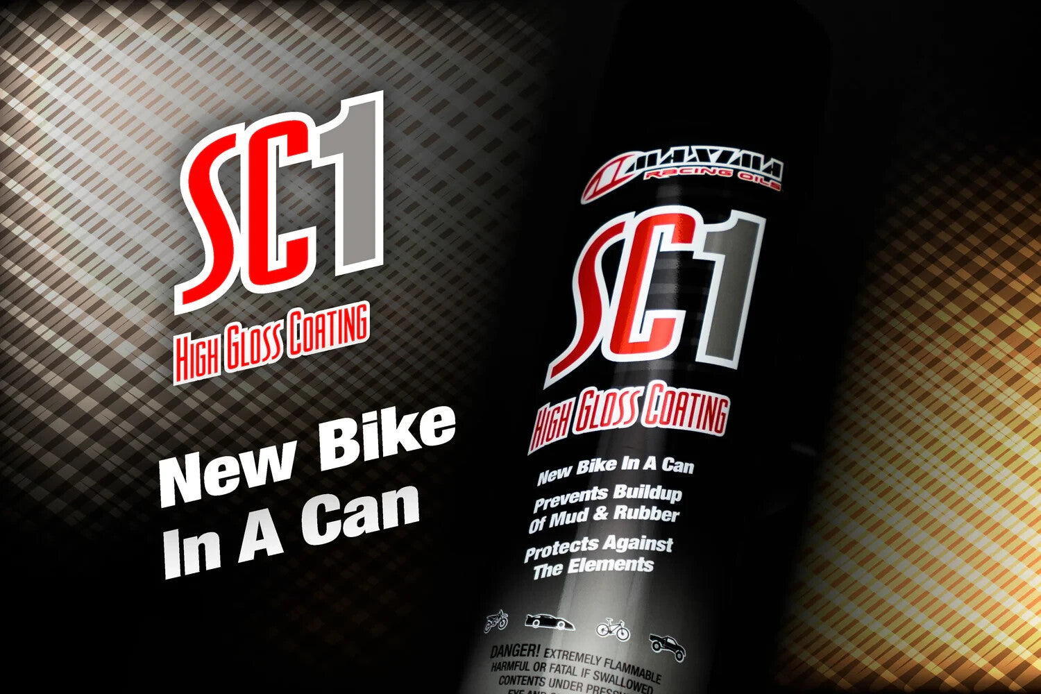 Maxima Racing Oils SC1 High Gloss Clear Coat LARGE 17.2 fl oz. Can SC1 - 12 PACK