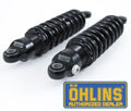 Ohlins HD 772 Rear Shocks 13" Black STX36 150-500lb Harley Touring 90-24 - HD772
