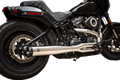 S&S Exhaust Super Street, 2-1, Chrome, Harley Softail M8 Standard Chassis 18-21