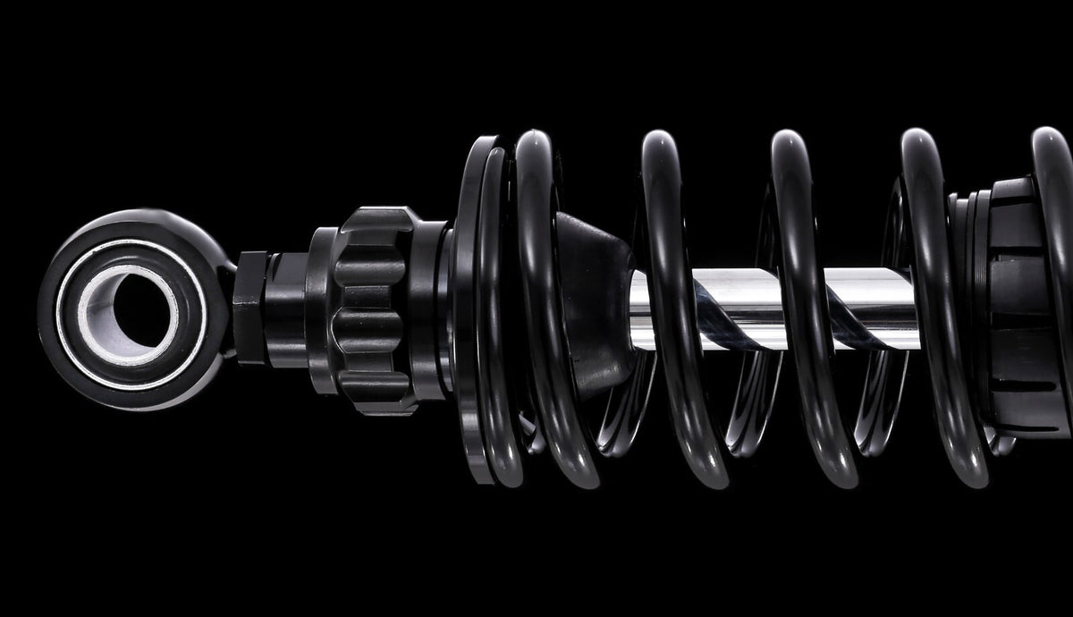 Ohlins Rear 13" Shocks, Black 350-650 lbs. Harley Touring 1990-2024 - HD772S3