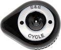 S&S Cycle Stealth Slasher Teardrop Air Cleaner Cover Gloss Black