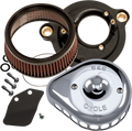 S&S Stealth Intake, TBW, Mini Teardrop, Chrome, Harley FL & Softail M8 2017-2021