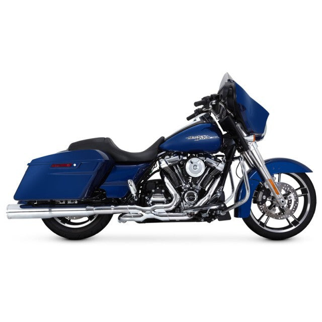 Vance & Hines 16371 Power Duals Header Pipe Chrome 2017+ Harley