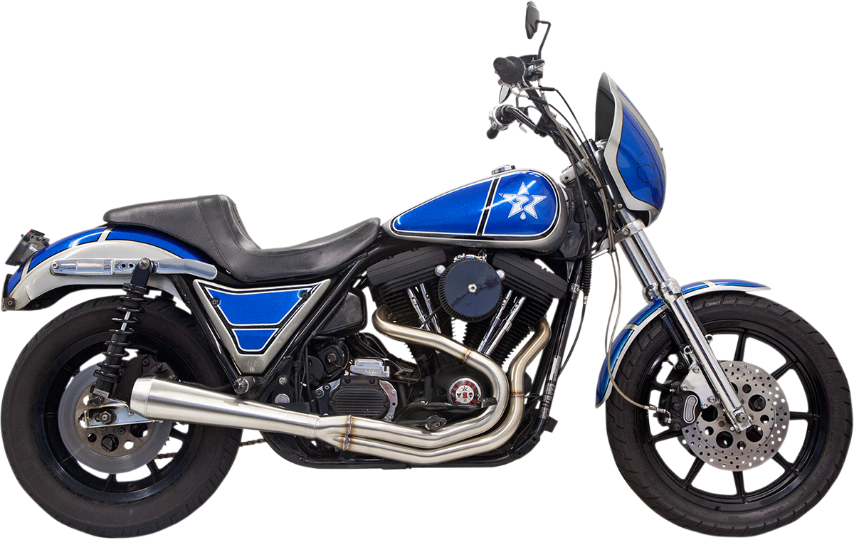 Bassani Road Rage 3 Exhaust - Stainless Steel Harley FXR 1984-2000 - 1FXRSS