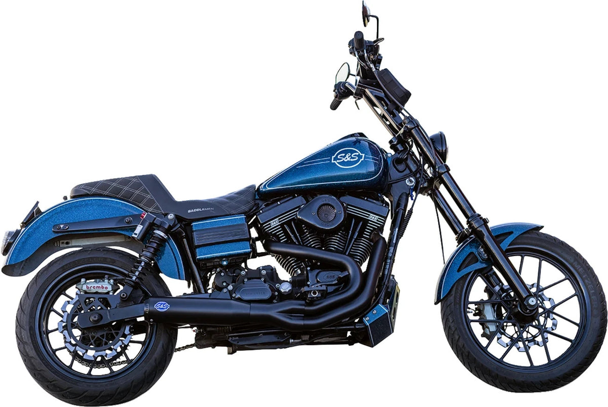 S&S Cycle 550-1098 Qualifier Exhaust 2-into-1 System 06-07 Harley Dyna FXD FXDB