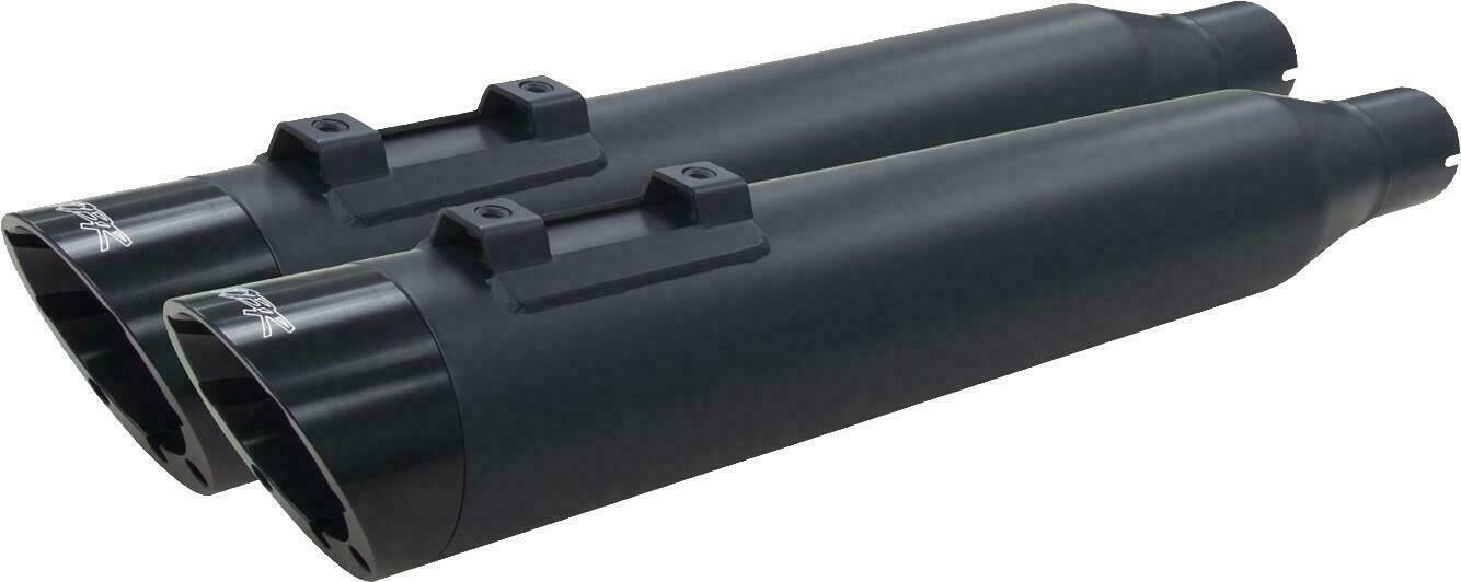 Two Brothers Slash Cut Slip-On Exhaust Pipes Harley Bagger Touring 1995-2016
