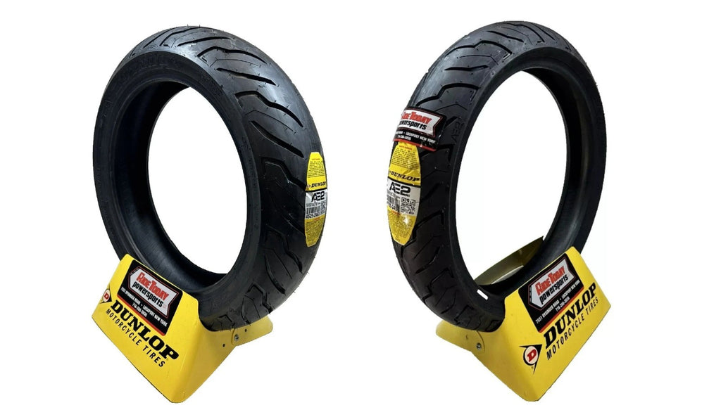 Dunlop AE2 Elite Tire Set FRONT 130/70-18 | REAR 180/55-18 for Harley Touring