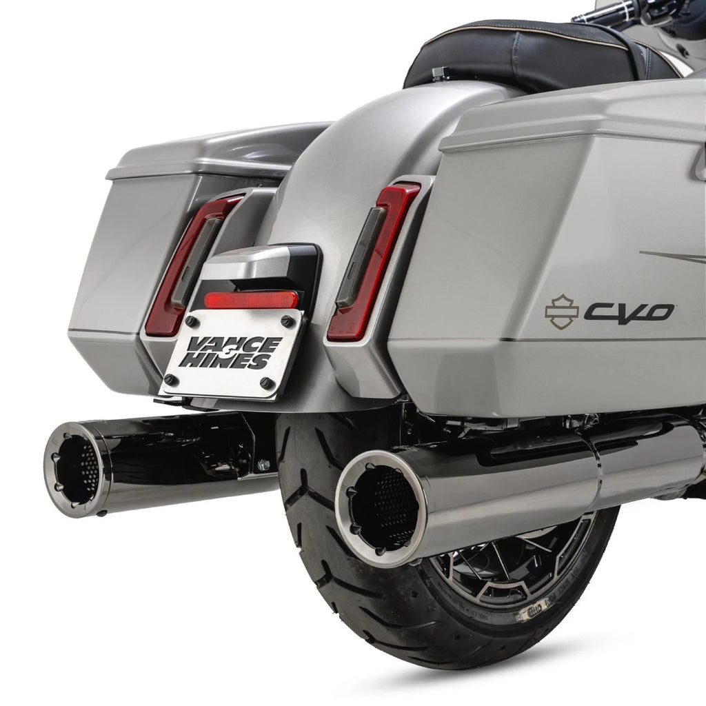 Vance & Hines 16468 Hi-Output 4.5" Slip-On Exhaust Mufflers 17-26 Harley Touring