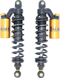 Ohlins Rear Shocks 13.2" Black Limited Gold Reservoir 91-17 Harley Dyna HD 764LE
