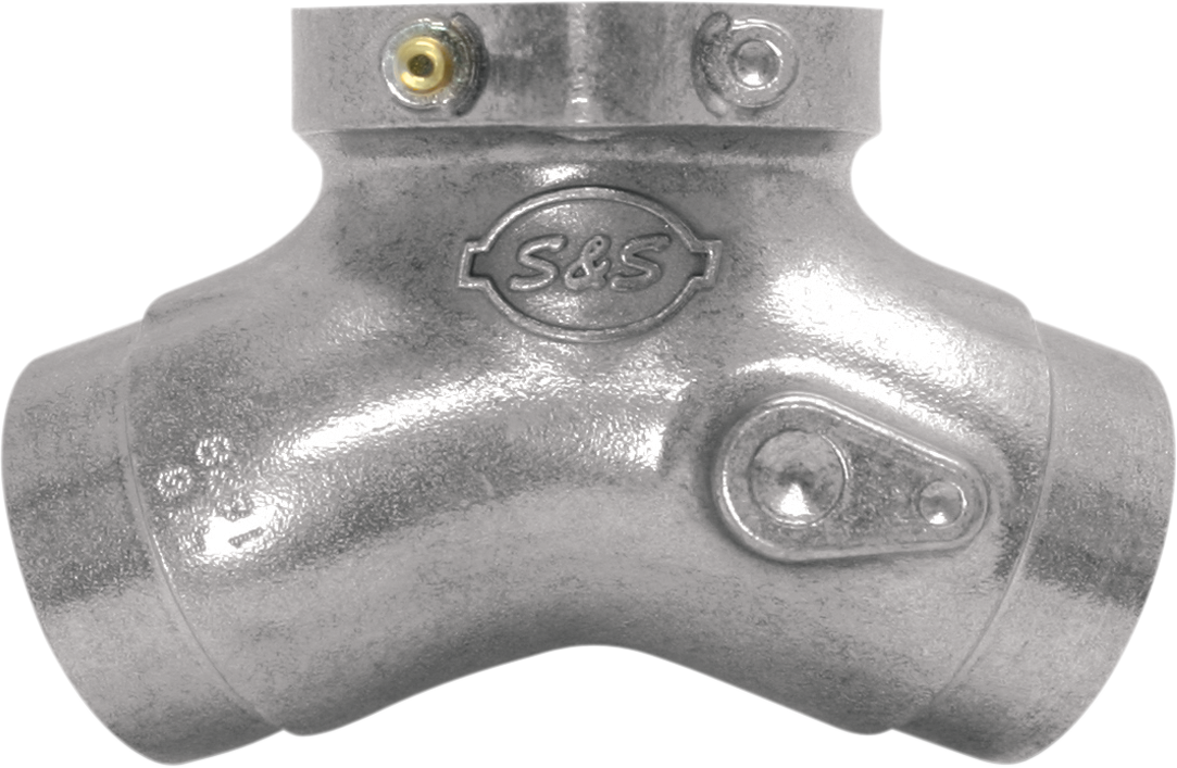 S&S Manifold, S&S Ports, 2-1/16", VOES, #410, Natural, Harley EVO Big Twin 84-99