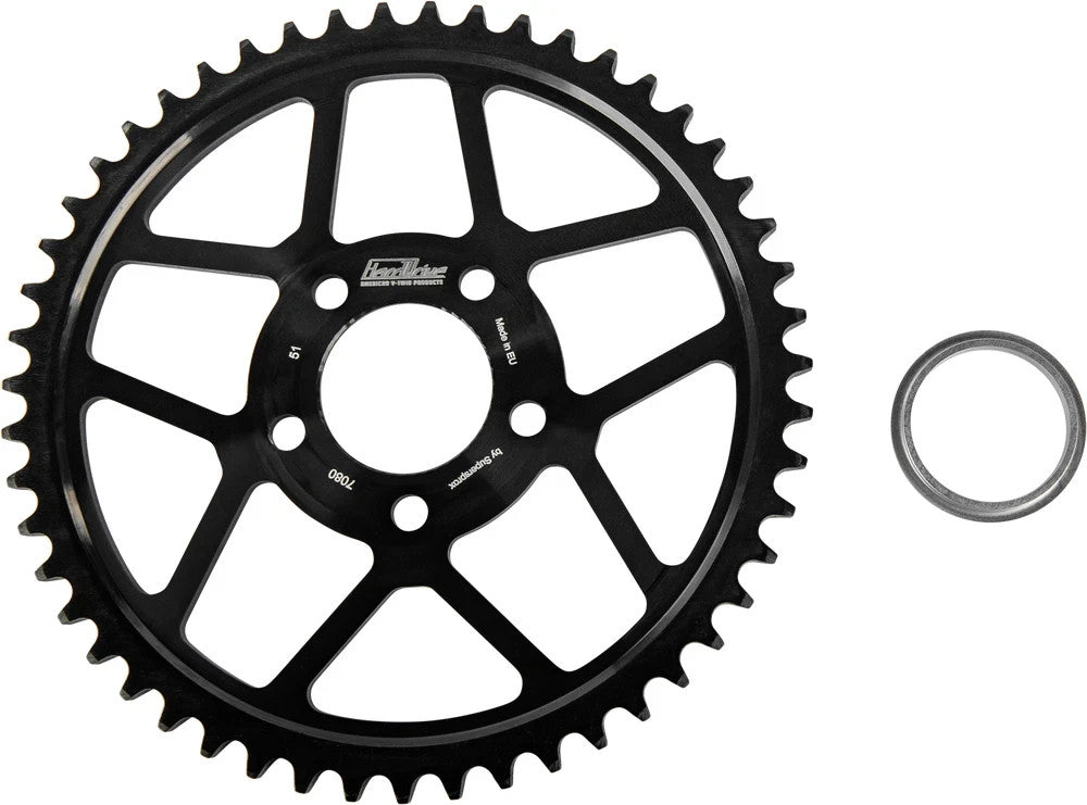 530 Chain Conversion Kit 24T-51T Black Sprocket D.I.D Gold VX3 00-05 Harley Dyna
