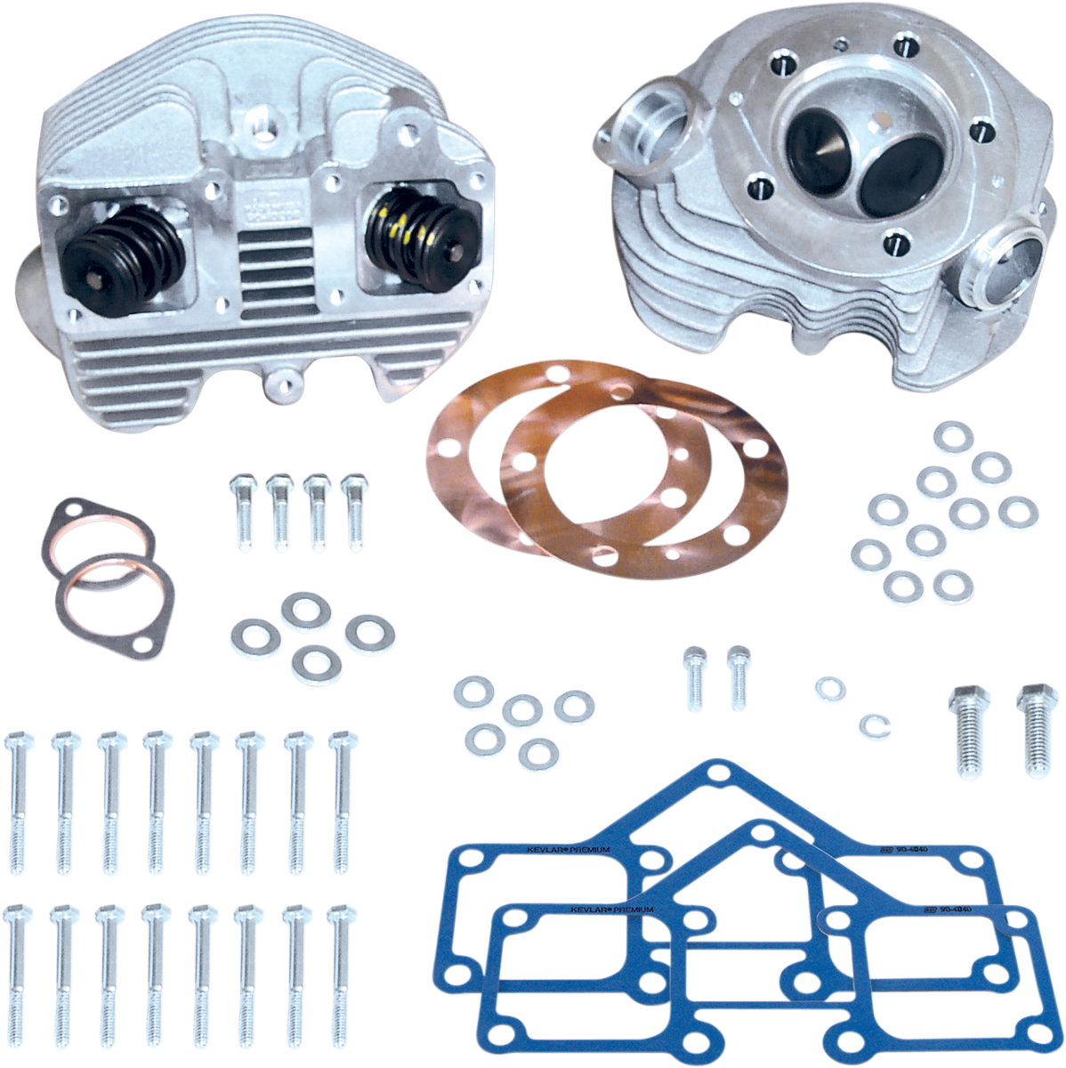 S&S 66-78 BT Super Stock Stock Bore O-Ring Style Single Plug Cylinder Head Kit
