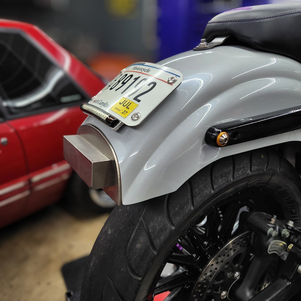 Legit Lay Down License Plate Mount With Taillight Option