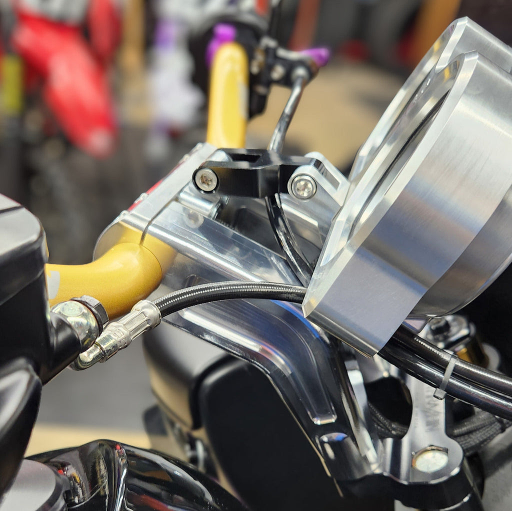 6" Pullback Risers | 2.25" ACTUAL PULLBACK | With Gauge Relocation