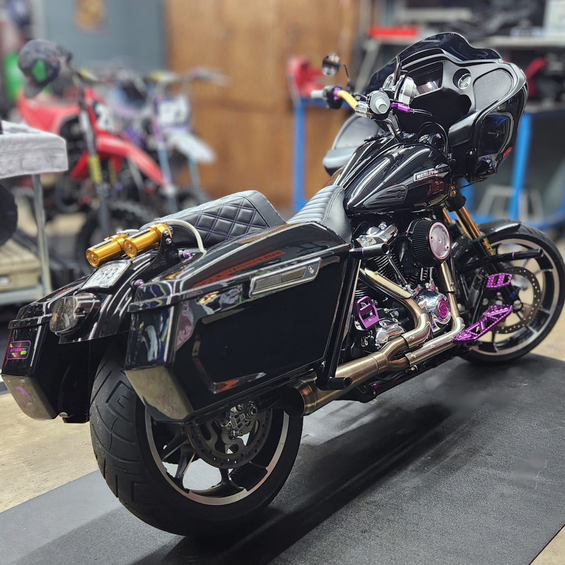 6" Pullback Risers | 2.25" ACTUAL PULLBACK | With Gauge Relocation