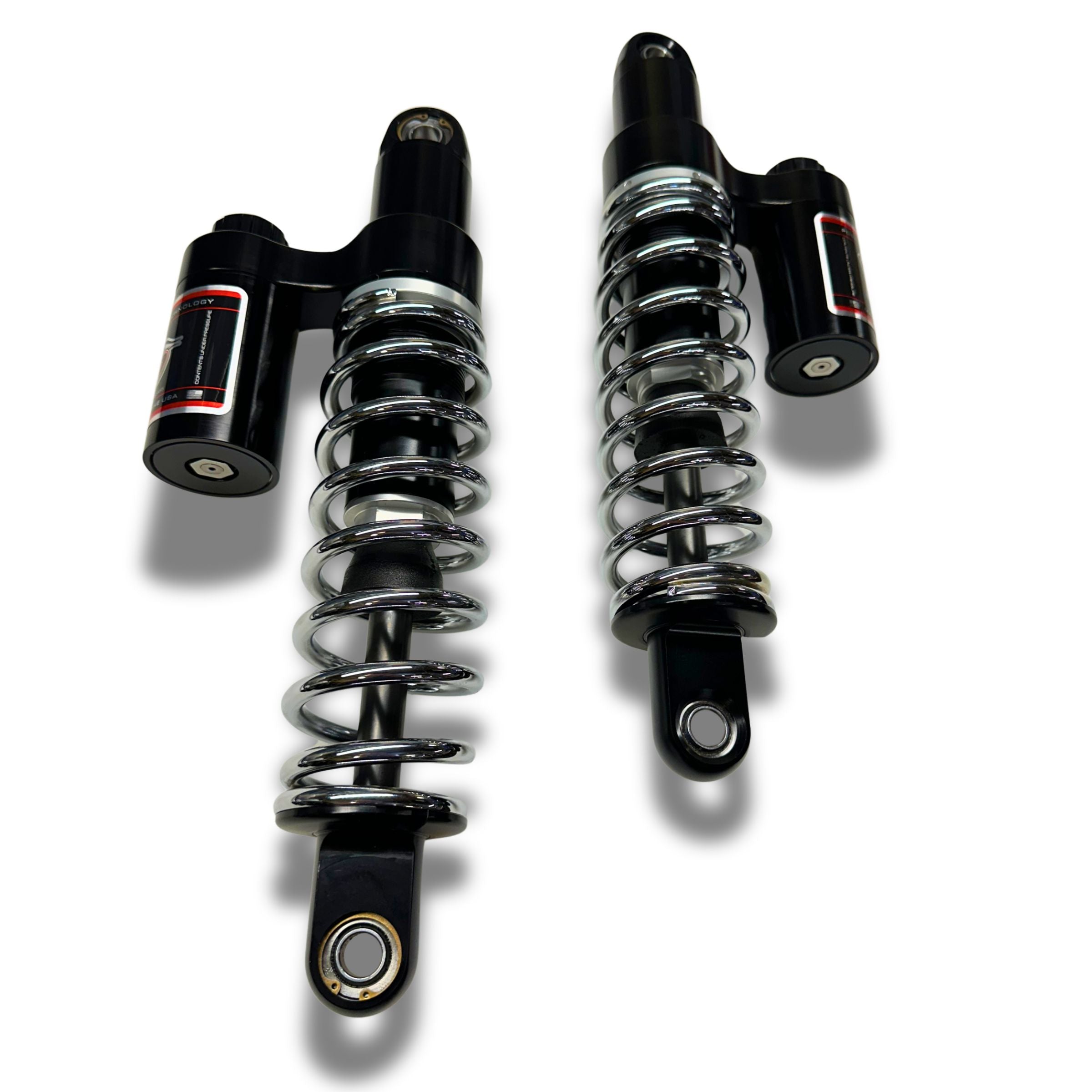 RWD RS-2 Rear Shock Absorber for 1984 - 2000 Harley Davidson FXR (CHROME SPRING) (view 2)