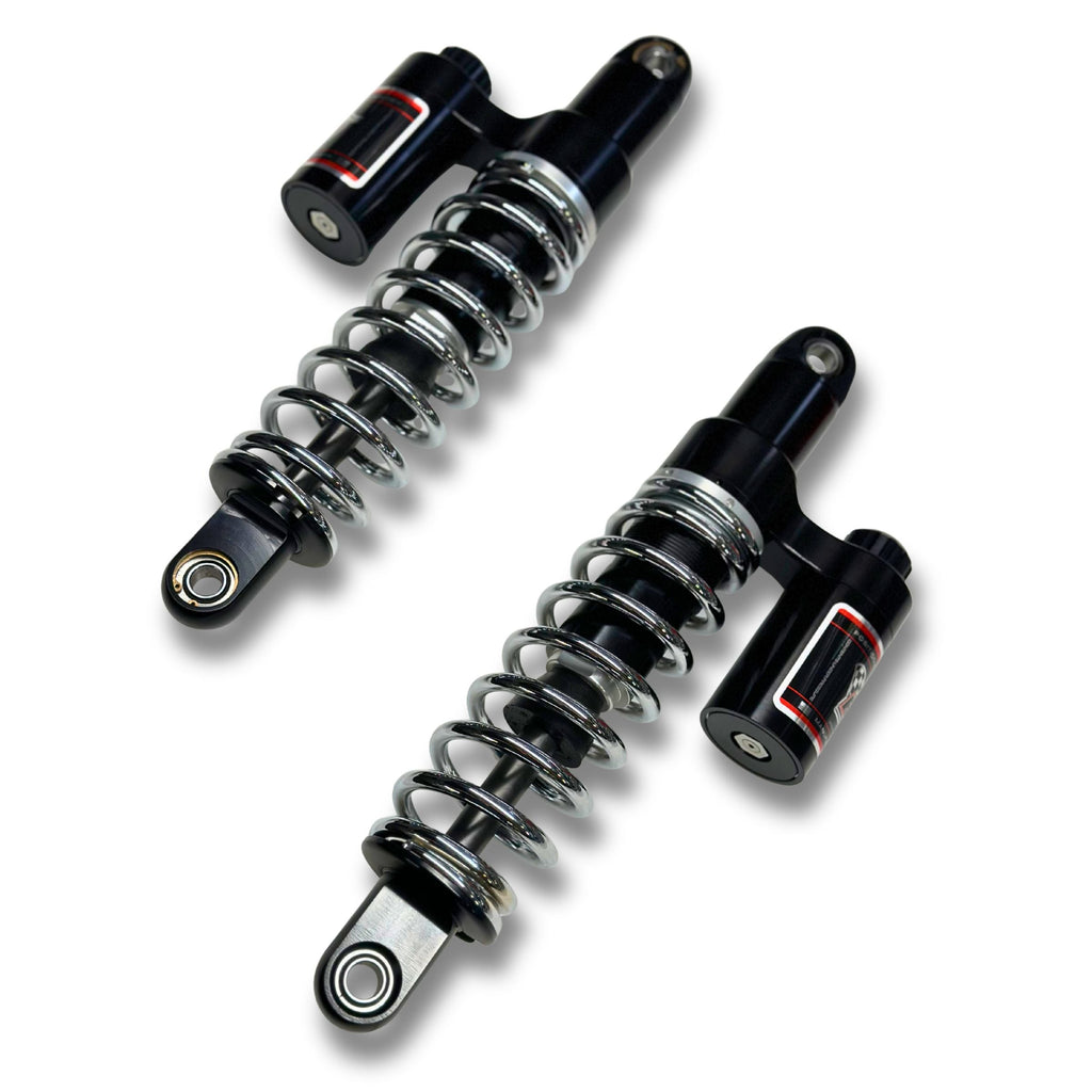 RWD RS-2 Rear Shock Absorber for 1984 - 2000 Harley Davidson FXR (CHROME SPRING) (view 3)