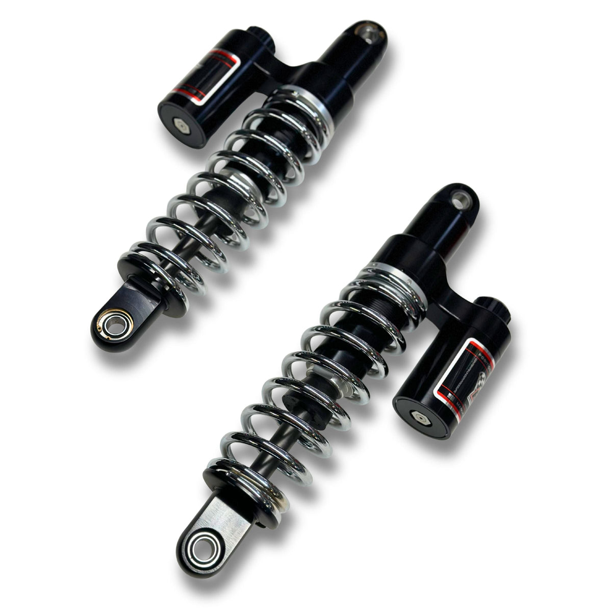 RWD RS-2 Rear Shock Absorber for 1984 - 2000 Harley Davidson FXR (CHROME SPRING) (view 3)