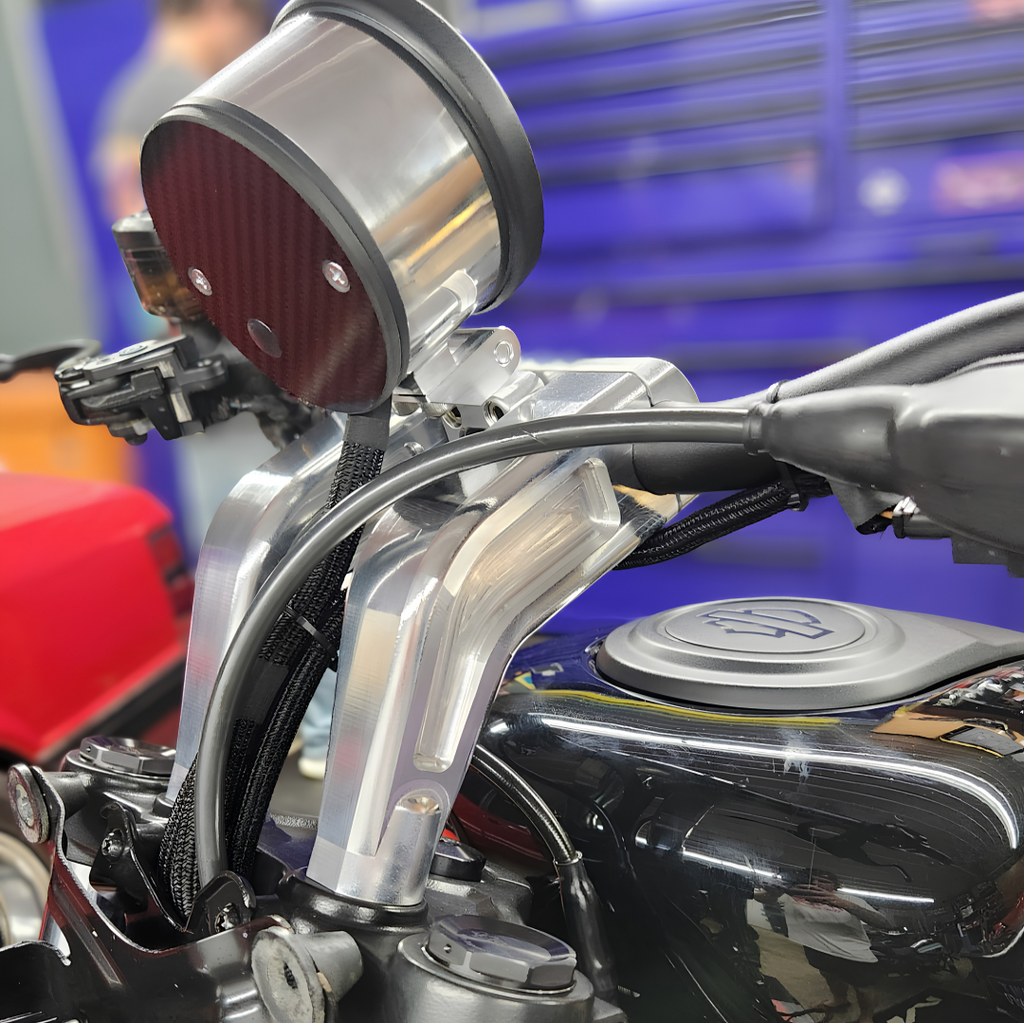 6" Pullback Risers | 2.25" ACTUAL PULLBACK | With Gauge Relocation