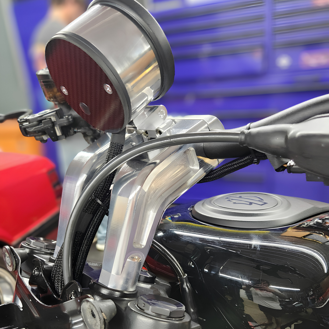6" Pullback Risers | 2.25" ACTUAL PULLBACK | With Gauge Relocation