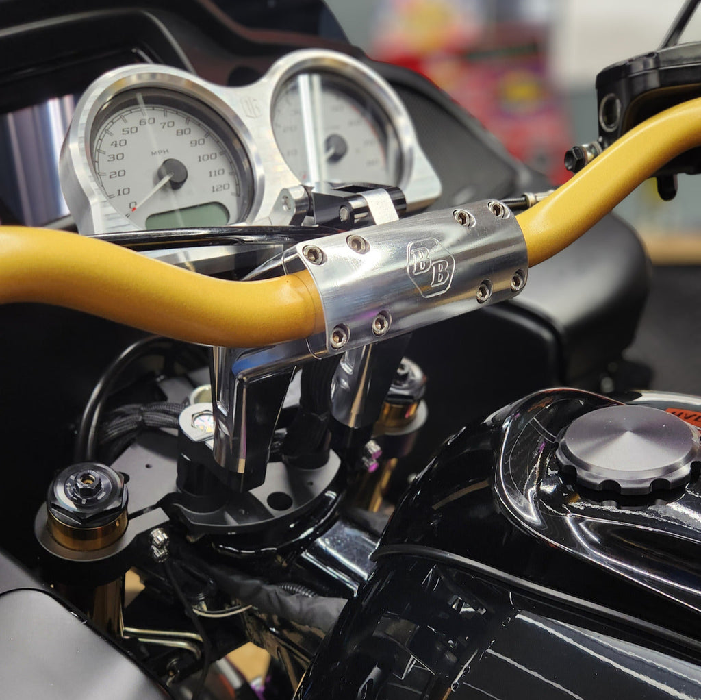 6" Pullback Risers | 2.25" ACTUAL PULLBACK | With Gauge Relocation
