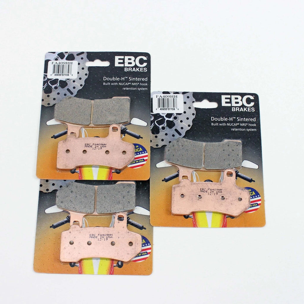 EBC HH Sintered Brake Pad for 08-25 Brembo Calipers - 3 Pack